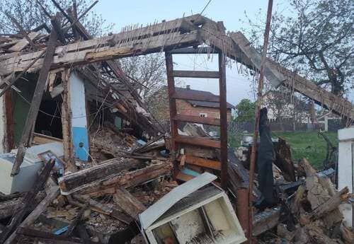 На Стрийщині зруйновано одноповерхову будівлю через вибух газу.